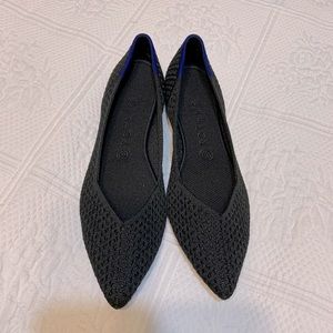 Rothy’s “The Point”, black, 10 Brand New